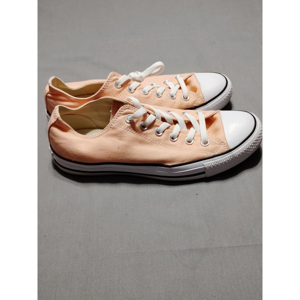 Converse Chuck Taylor M 8 WM 10 Peach Beam Low Top Preppy Skater Classic Sneaker